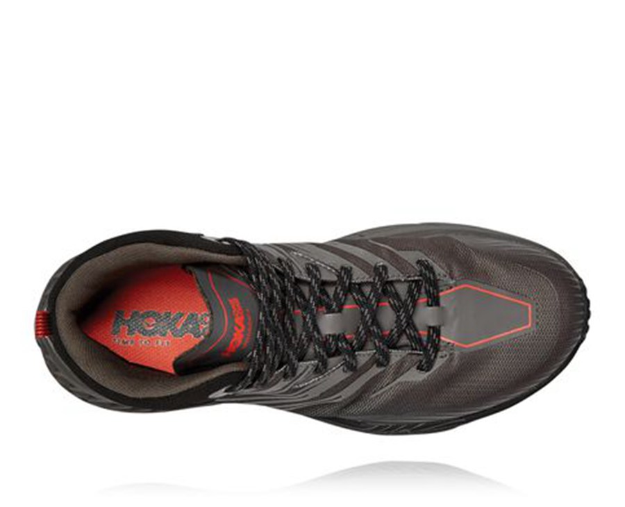 Chaussure Trail Hoka One One Speedgoat Mid Gore-Tex 2 Homme - Noir - FBJ-398246